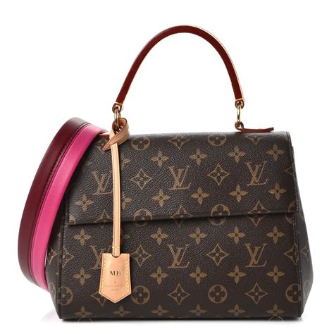 LOUIS VUITTON Monogram Cluny BB Pink 